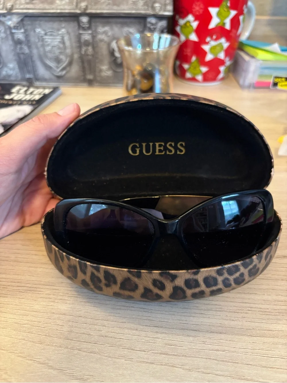 Vintage GUESS Oversized Sunglasses with Carl Zeiss Lenses